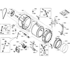 Bosch WFVC6450UC/29 drum diagram