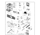 Samsung RF26HFENDWW/AA-00 cabinet diagram