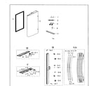 Samsung RF26HFENDWW/AA-00 left door diagram