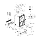 Samsung RF34H9960S4/AA-02 cabinet diagram