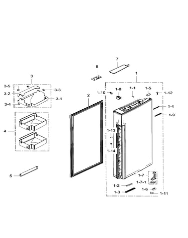 Fridge door right