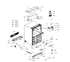 Samsung RF34H9960S4/AA-03 cabinet diagram
