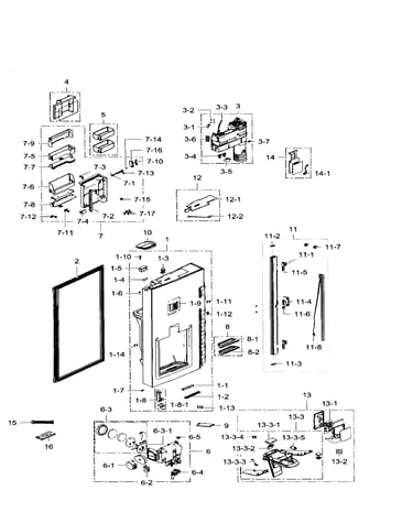 Fridge door left