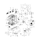 Samsung RF30HDEDTSR/AA-05 cabinet diagram