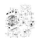 Samsung RF30HDEDTSR/AA-07 cabinet diagram