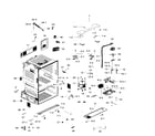 Samsung RF28HFEDTWW/AA-05 cabinet diagram