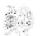 Samsung RF28HFEDTWW/AA-06 cabinet diagram