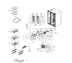 Samsung RS265TDBP/XAA-01 fridge diagram