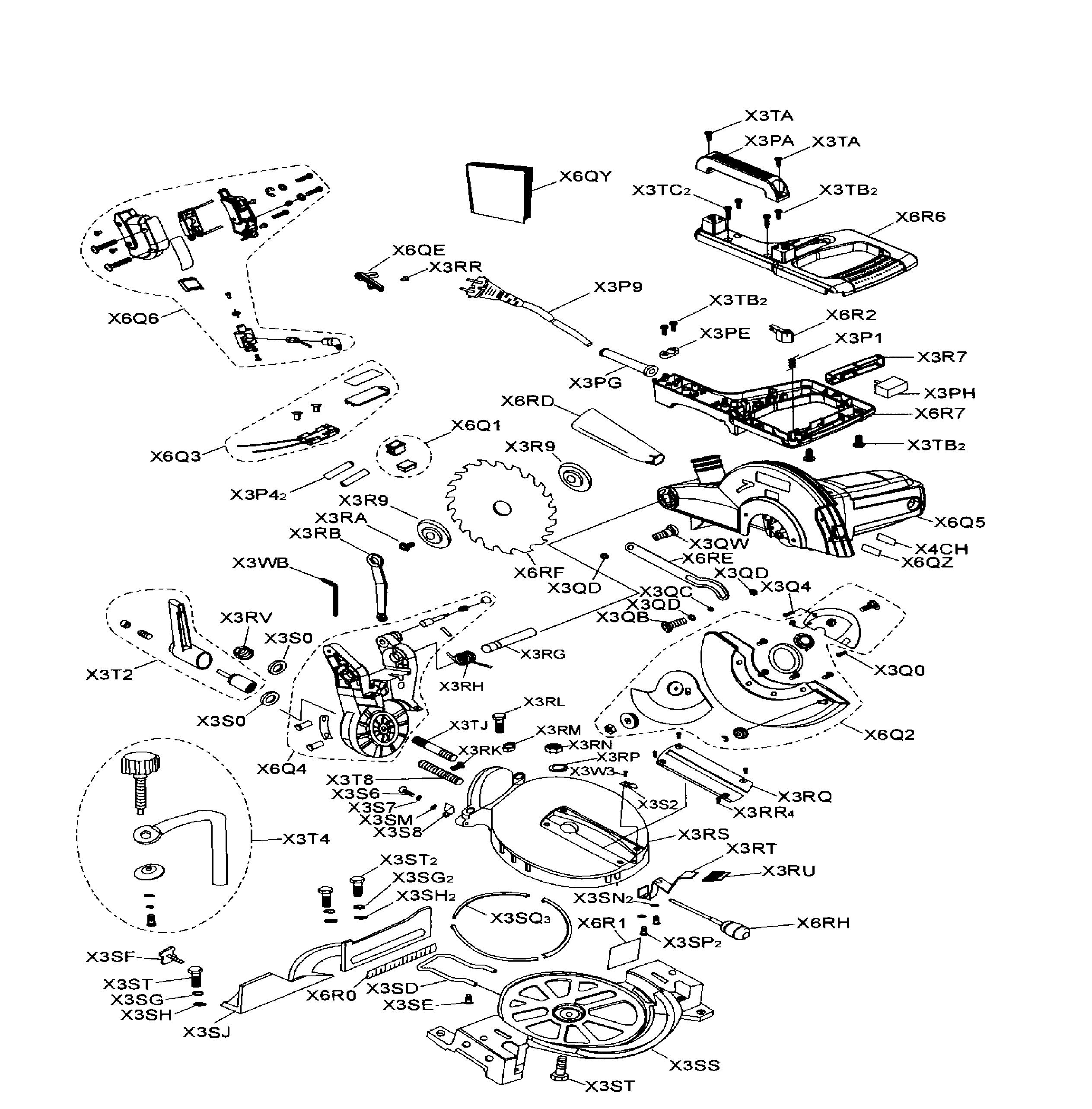Craftsman 137212361 miter saw Parts Diagrams Sears PartsDirect
