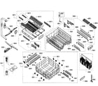 Bosch SHXN8U55UC/06 baskets diagram
