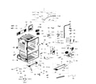 Samsung RF23HTEDBSR/AA-04 cabinet diagram