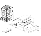 Samsung RF23HTEDBSR/AA-04 freezer door diagram