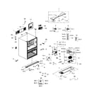 Samsung RF31FMEDBWW/AA-02 cabinet diagram