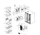 Samsung RS265TDRS/XAA-01 freezer diagram