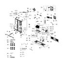 Samsung RS265TDRS/XAA-01 cabinet diagram