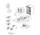Samsung RS265TDRS/XAA-03 fridge diagram
