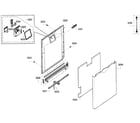 Bosch SGE53U56UC/B3 door diagram