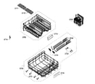 Bosch SGE53U56UC/B3 baskets diagram