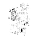 Samsung RF28HMEDBBC/AA-05 cabinet diagram