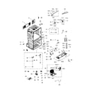 Samsung RF28HMEDBBC/AA-06 cabinet diagram