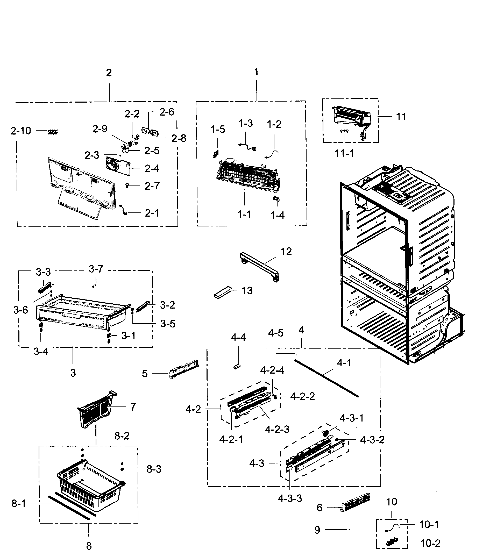 Freezer / icemaker