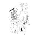 Samsung RF28HMEDBBC/AA-07 cabinet diagram