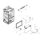 Samsung RF268ACWP/XAA-01 freezer door diagram