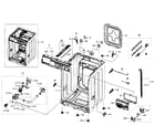 Samsung WF350ANR/XAA-01 frame diagram