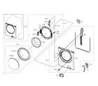 Samsung WF350ANR/XAA-01 frame diagram