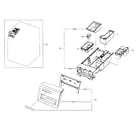 Samsung WF350ANR/XAA-01 drawer diagram