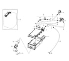 Samsung WF350ANR/XAA-01 housing drawer diagram