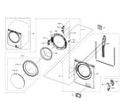 Samsung WF350ANR/XAA-03 frame diagram