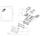 Samsung WF350ANR/XAA-07 drawer diagram