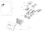 Samsung WF45H6300AG/A2-01 drawer diagram