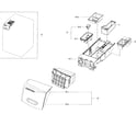Samsung WF45H6300AG/A2-01 drawer diagram