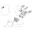 Samsung WF511ABR/XAA-02 drawer diagram