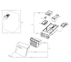 Samsung WF520ABP/XAA-04 drawer diagram