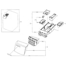Samsung WF520ABP/XAA-05 drawer diagram