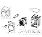 Samsung WF520ABP/XAA-06 main section diagram