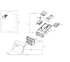 Samsung WF520ABW/XAA-05 drawer diagram