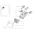 Samsung WF520ABW/XAA-07 drawer diagram