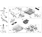 Bosch SHX57C05UC/47 racks diagram