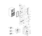 Samsung RF31FMEDBBC/AA-06 left door diagram