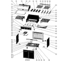 Kenmore 14834176411 gas grill diagram