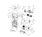 Samsung RFG293HARS/XAA-02 cabinet diagram