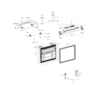 Samsung RFG293HARS/XAA-03 freezer door diagram