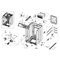 Samsung WF448AAP/XAA-08 cabinet diagram