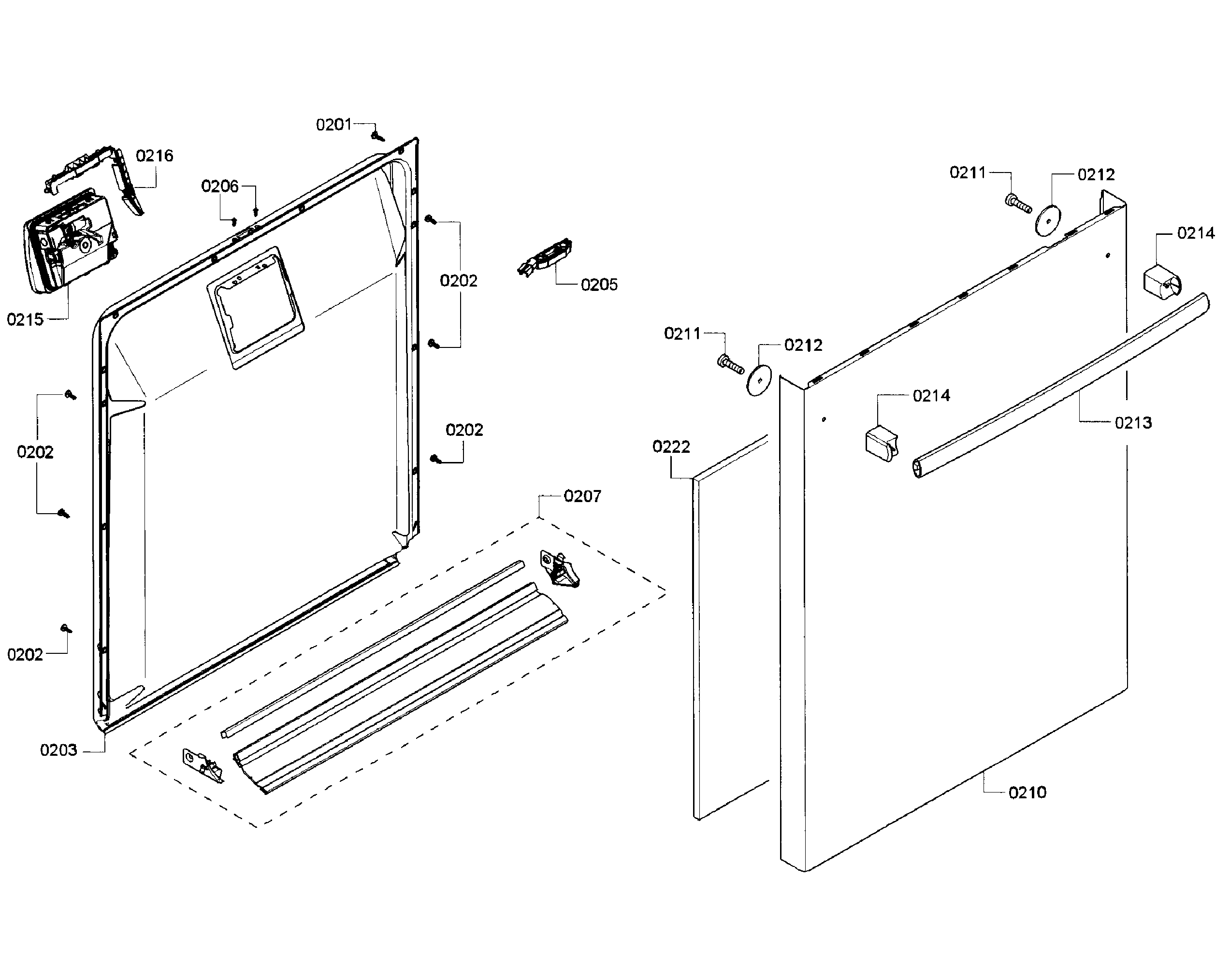Door section