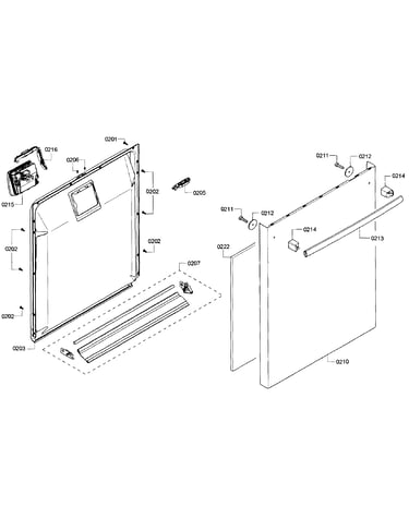 Door section