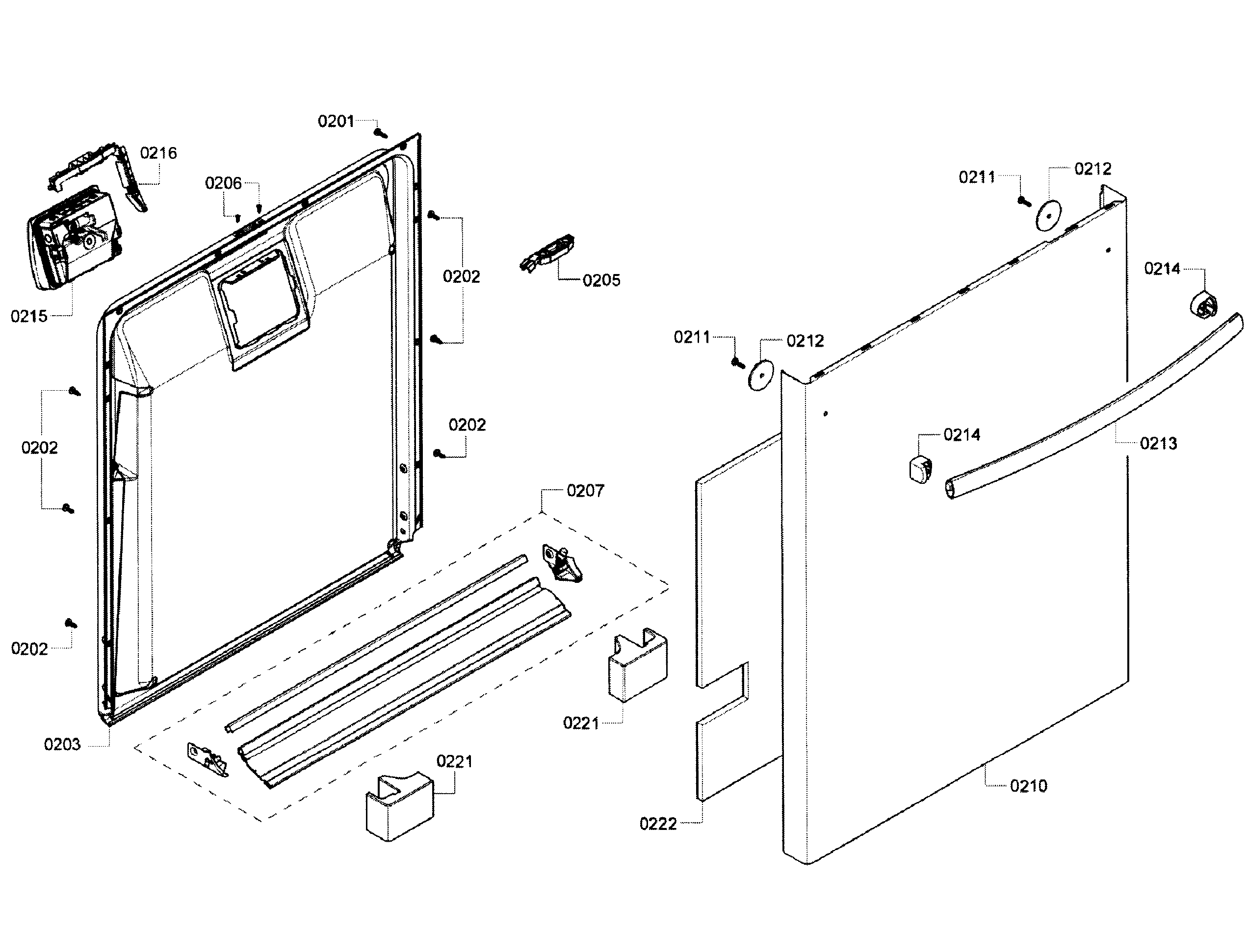 Door section